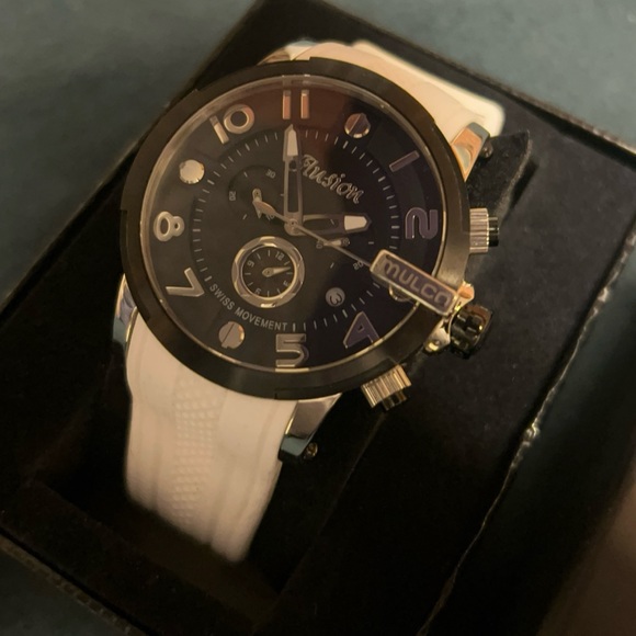 Unisex MW3-12239-015 Ilusion Roll, Analog Display Swiss Quartz White Mulco Watch - Picture 11 of 12